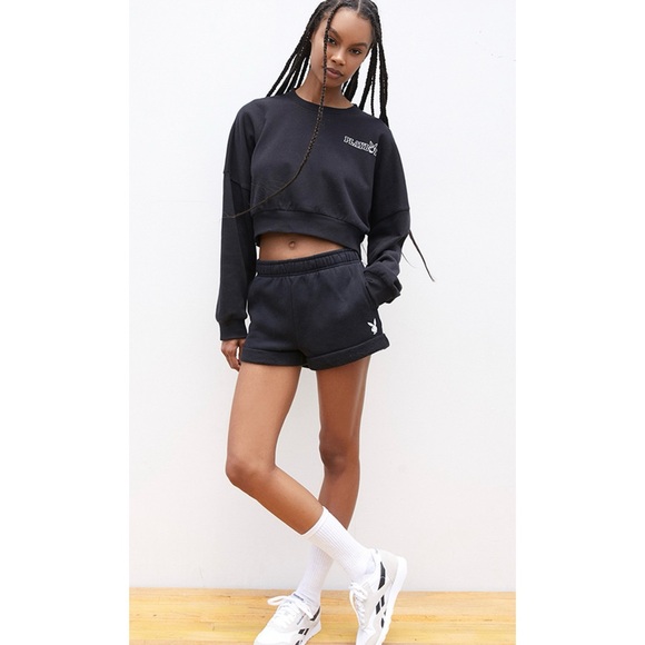 Playboy By PacSun Bunny Rolled Sweat Shorts - Picture 5 of 5